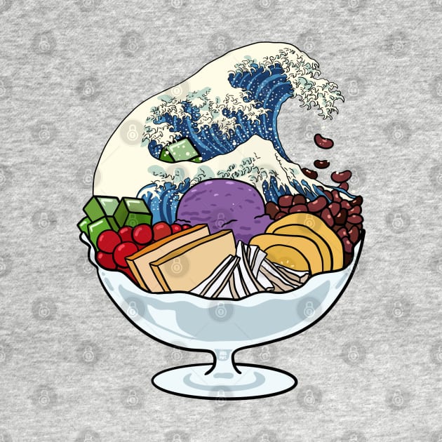 COLORFUL HALO-HALO FILIPINO FOOD STICKER by Aydapadi Studio